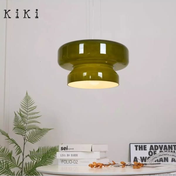 Lampe à suspension en verre minimaliste de style bohème