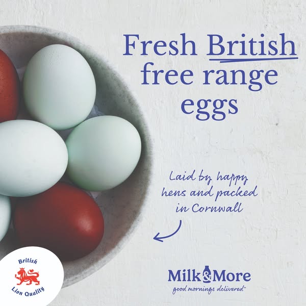 Fresh British eggs, delivered