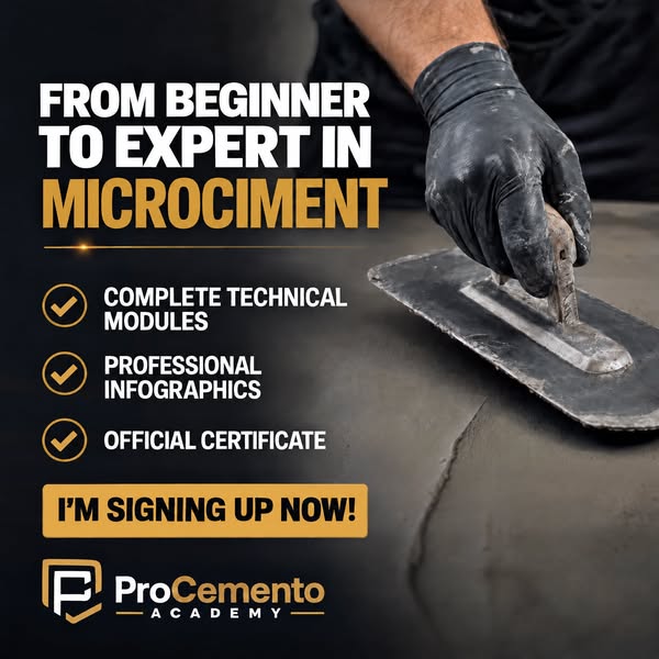 ProCemento Academy — Microcement Course