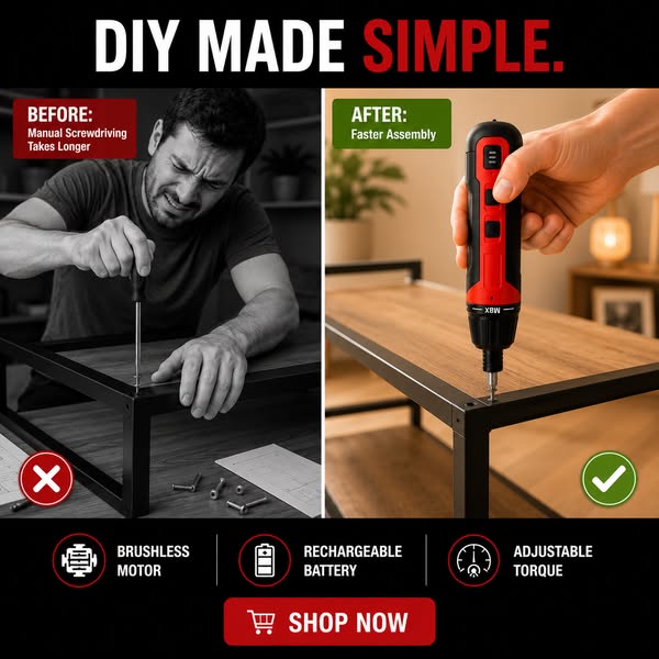 Still tightening every screw by hand?