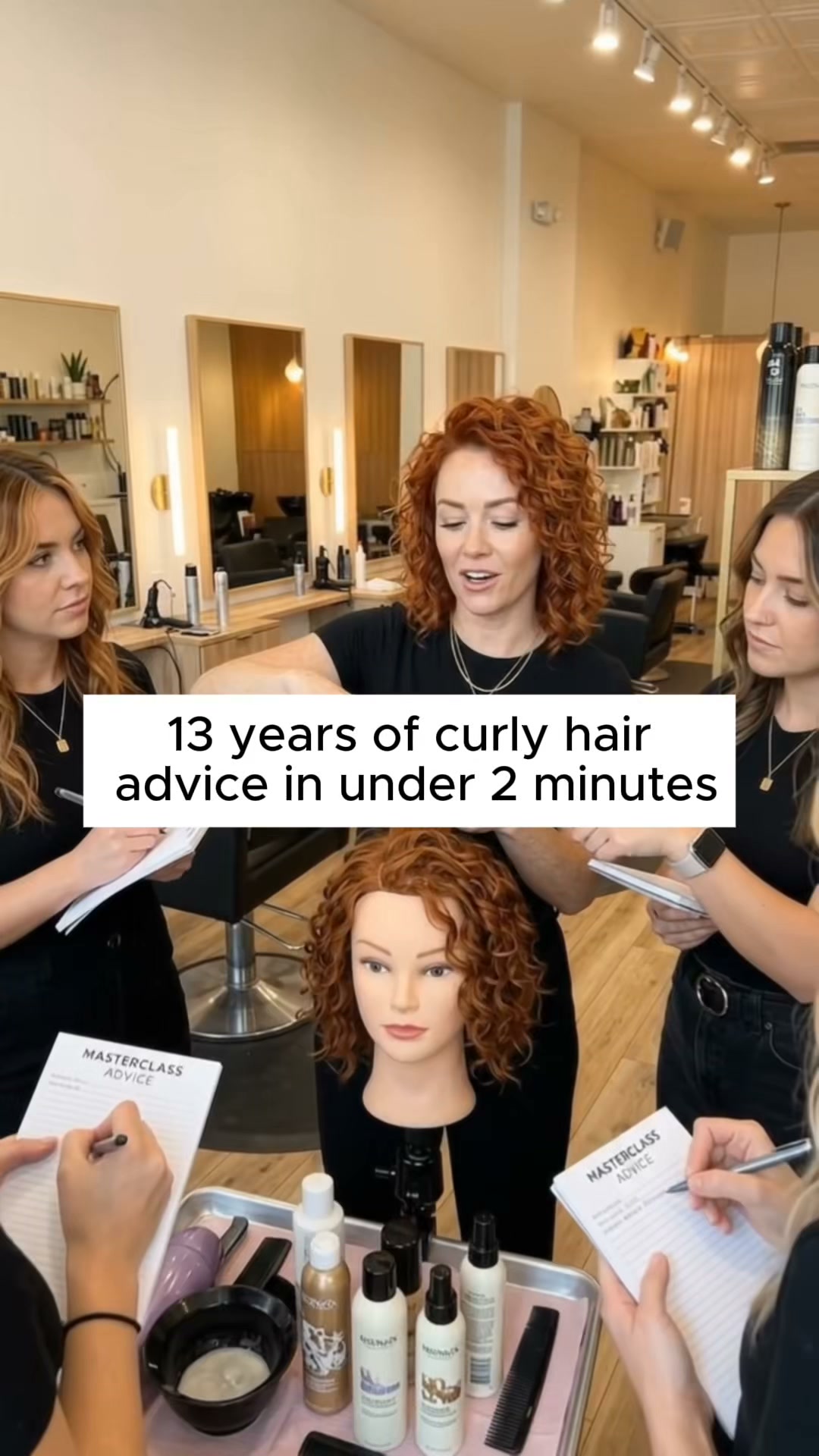 Lighter Shaping For Fine Curls
