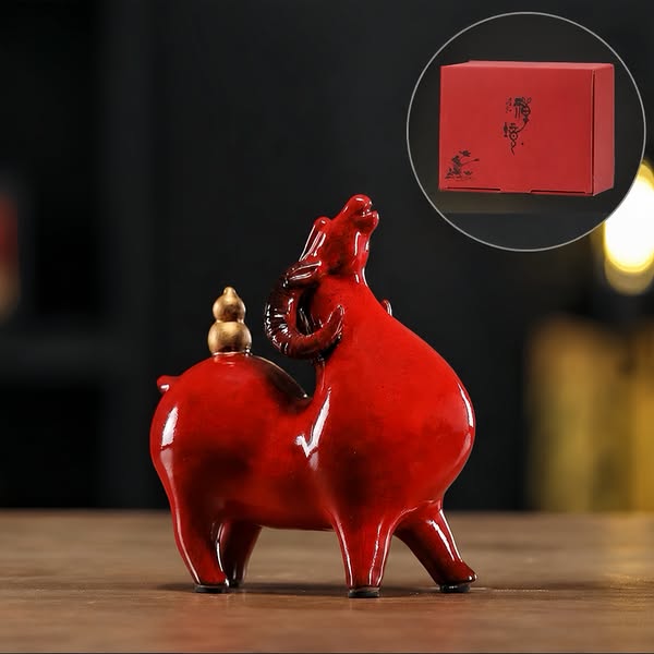 Attract Peace & Prosperity: Fu Lu Ji Yang Sheep Figurine
