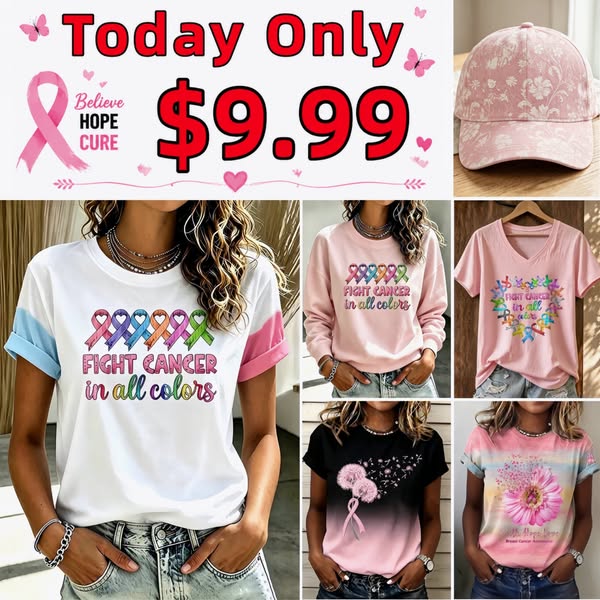 PINK RIBBON HOPE · BREAST CANCER AWARENESS TEE