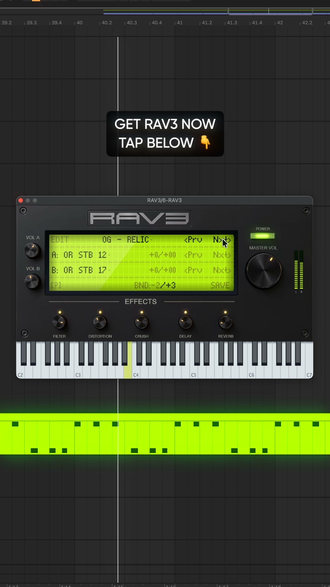 RAV3 Rave Stab Plugin