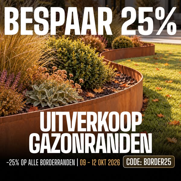 25% korting op kantopsluiting