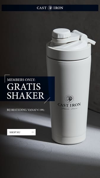 Gratis shaker voor jou