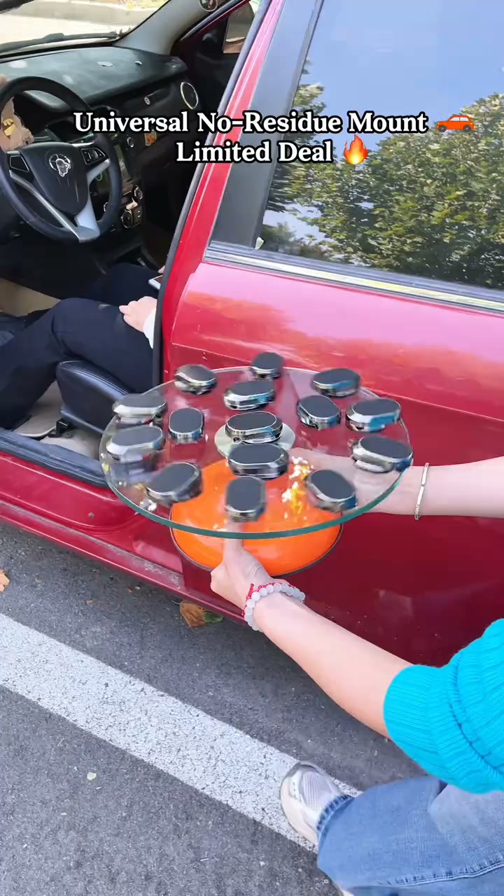 Foldable Metal Magnetic Car Cell Phone Holder