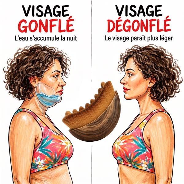 2 minutes par jour = peau plus ferme & moins de gonflements.