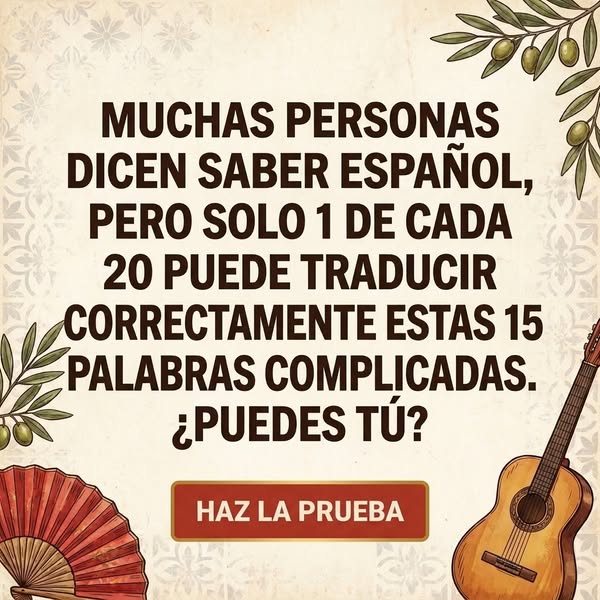 Cuestionario De Idioma Español