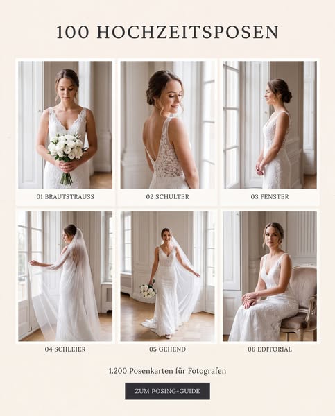 100 Hochzeitsposen (und 1.100 mehr)