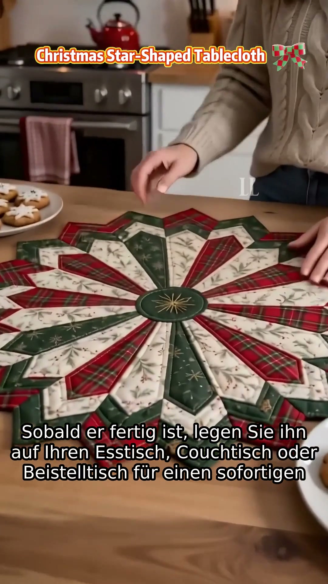 Nähe deine eigene Weihnachtsdekoration – Ein kreatives DIY-Projekt für die Festtage