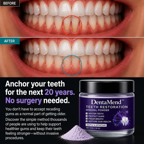 I thought my gums were shrinking because I was getting older... until one sentence from a dental professional completely changed how I looke