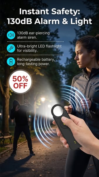 Personal Safety Alarm Keychain
