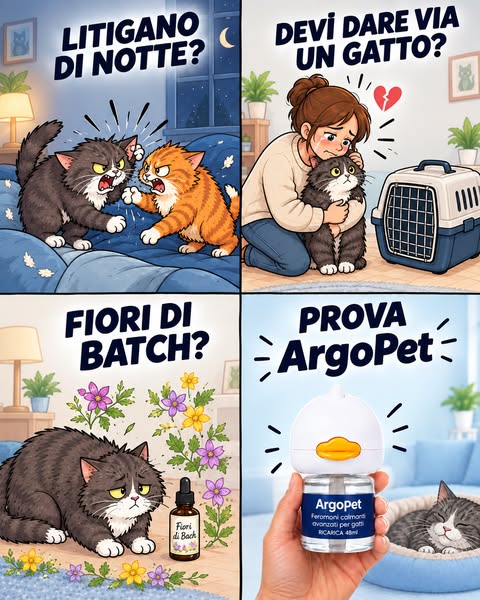 Aiuta il tuo gatto a vivere senza stress con Argopet.