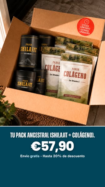 Pack Ancestral (Shilajit + Colágeno) por 57,90 €