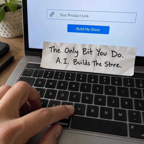Paste A Link. A.I. Builds Your Store.
