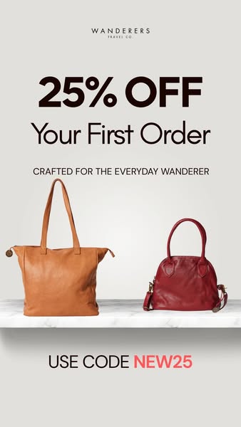 25% Off Your First Order
