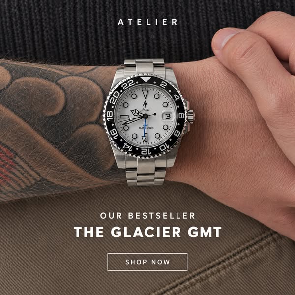 Glacier GMT — Track 3 Time Zones. Now Live.