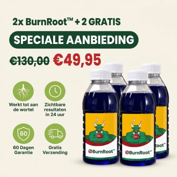 Elimineer onkruid binnen 24 uur