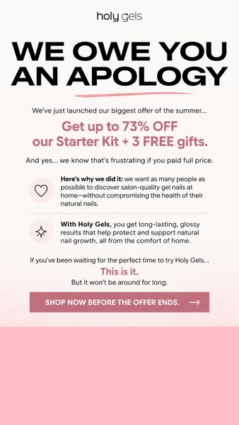 The UK's Favourite Gel Nail Kit - 73% Off