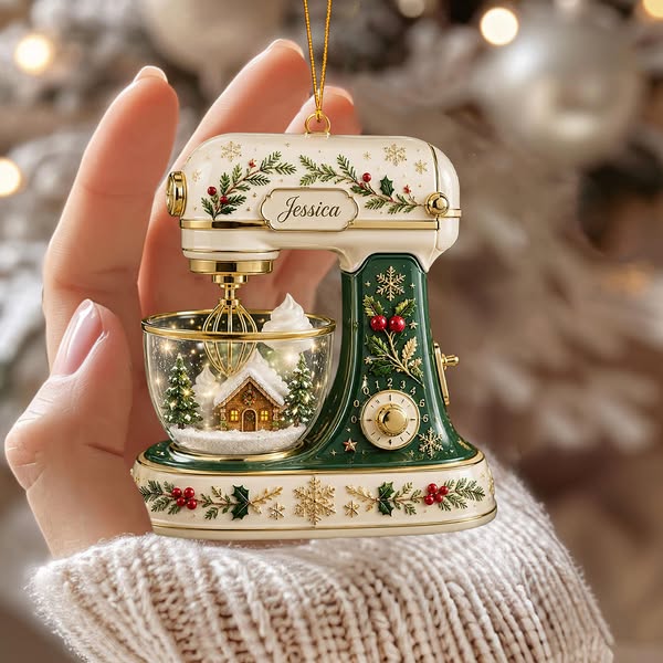 Personalized Baking Stand Mixer Christmas Ornament