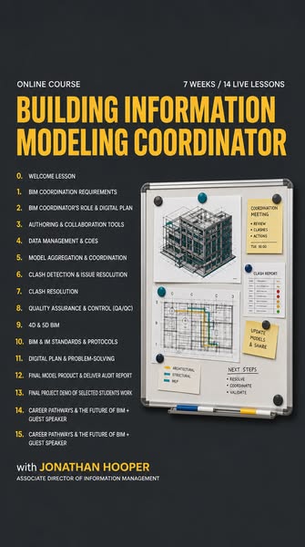 Elevate your career in BIM coordination