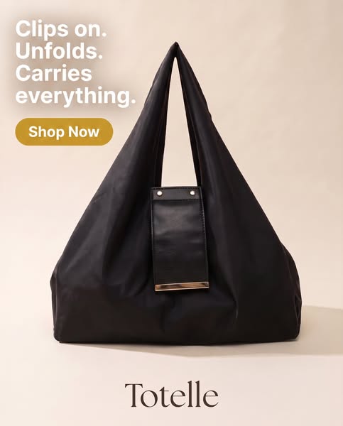 Holds 20 kg. Weighs almost nothing.