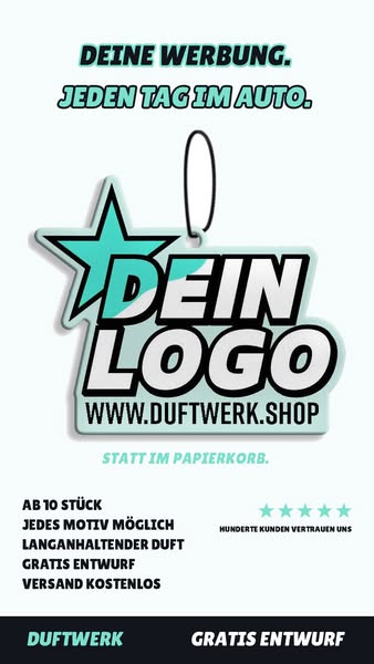 Duftbäume mit deinem Logo