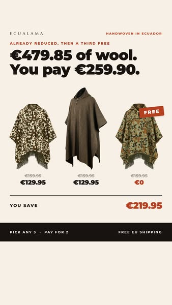 Buy 2, Get 1 Free