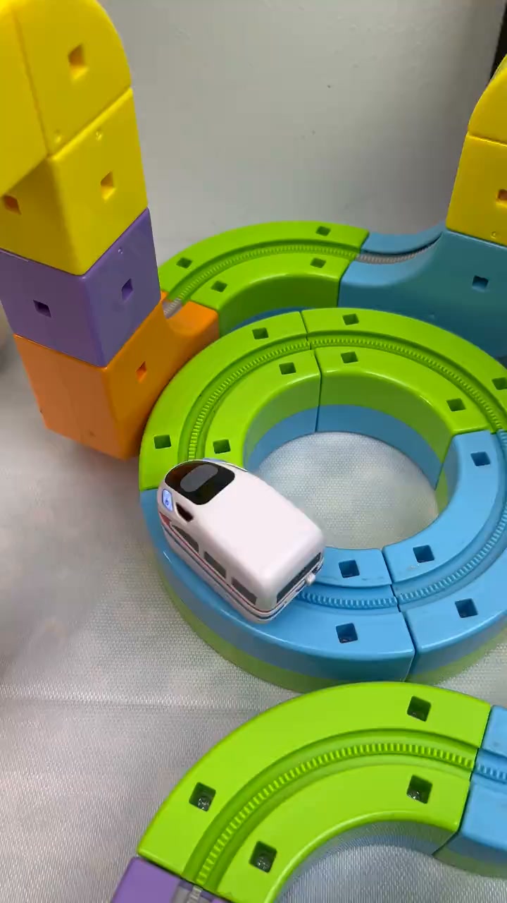 They build it. The train runs their way
