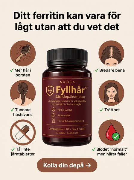 Har du håravfall efter 40?