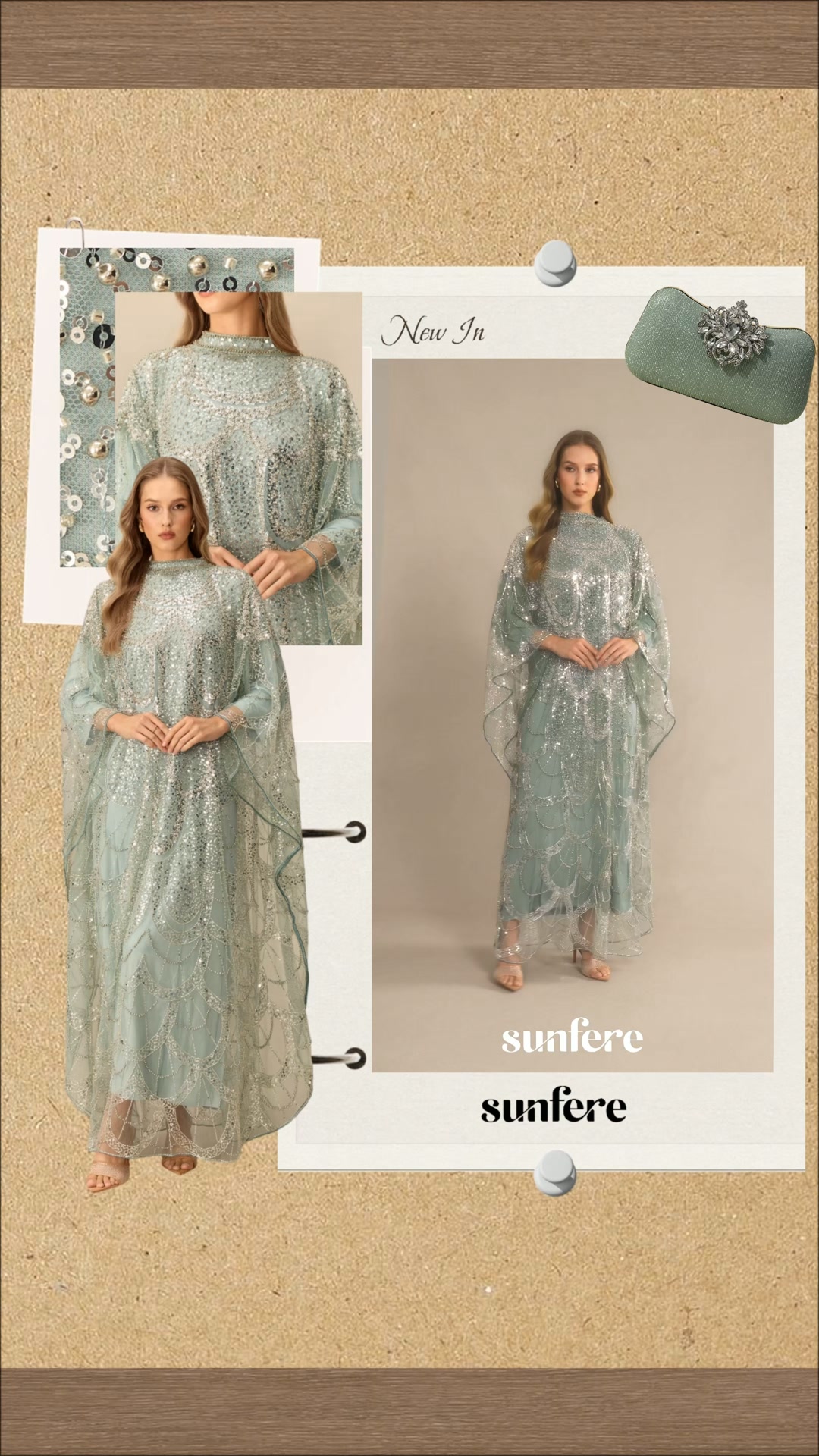Glamour After Dark Sequin Embellished Mesh Maxi Dress