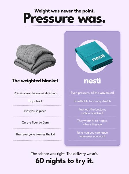 Finally, a Calmer Bedtime. For Them and For You.