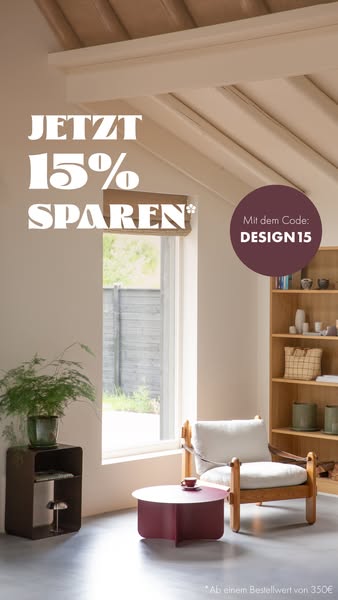 JETZT 15% SPAREN | *Ab einem Bestellwert von 350€