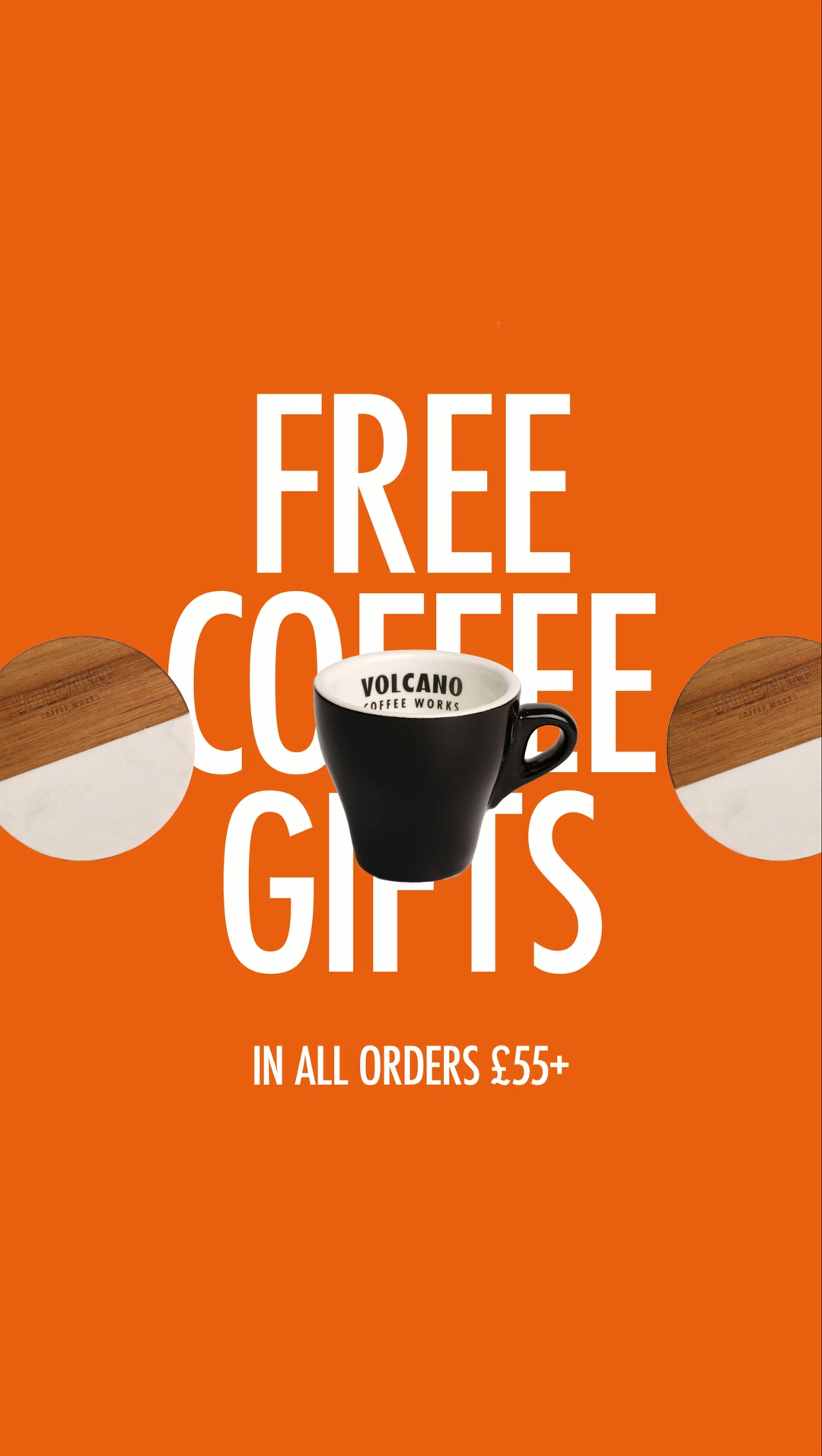 Free Coffee Gifts: Until Midnight Sunday