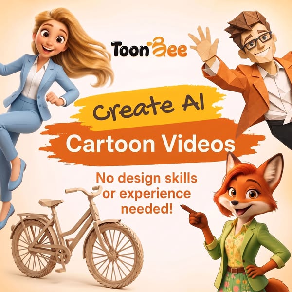 2D & 3D Cartoon Videos With Only 3 Clicks