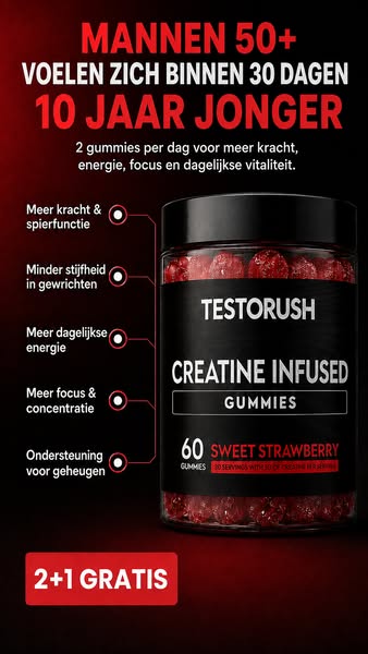 O criativo por trás: TestoRush | Creatine Gummies