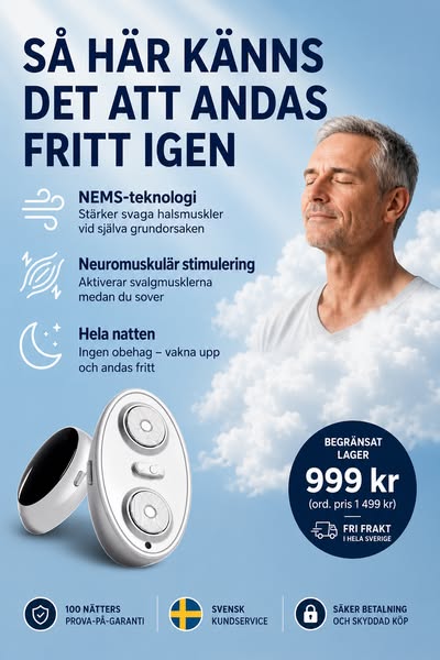 Patienter frågar mig hur man slutar snarka för gott Prova den i 100 nätter. Om du inte är nöjd behöver du inte betala.