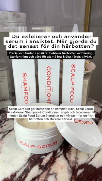 Exfoliera & återfukta din hårbotten