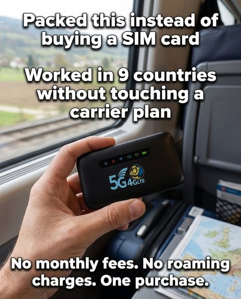 Packed This Instead of Buying a SIM Card
