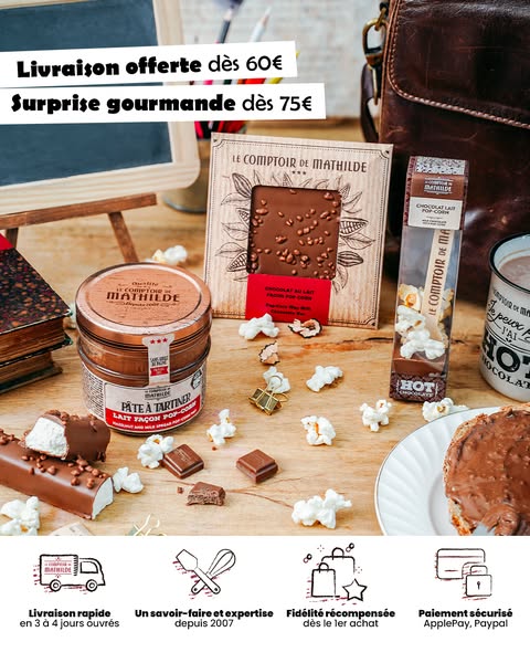 Livraison gratuite dès 60€ d'achat