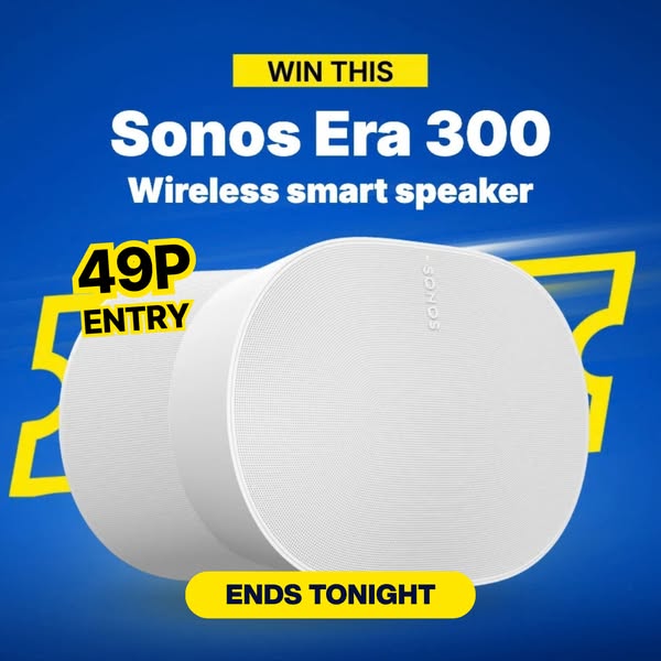 ENDS TONIGHT: Turn 49p Into The Sonos Era 300 ‼