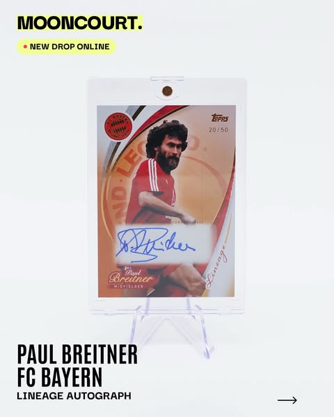 Paul Breitner Topps Lineage Autograph /50 – Enter the Drop