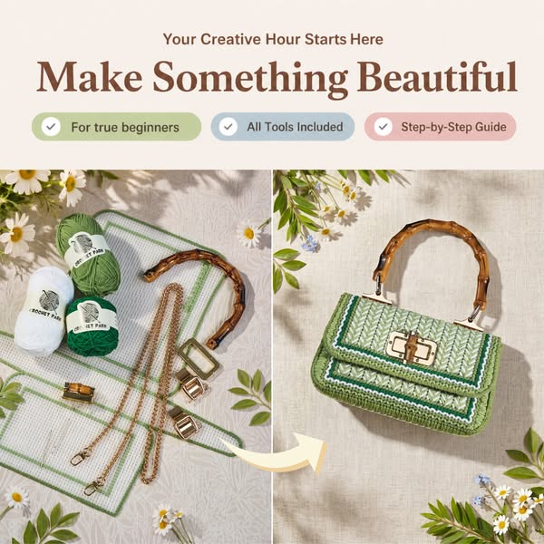 Start With Yarn. End With Your New Favorite Bag
