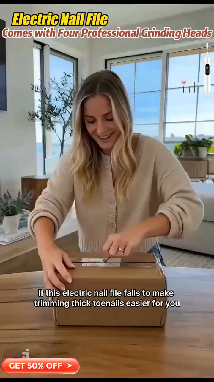 Electric Nail Grinder With LED Light