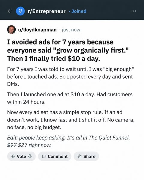 The faceless business model