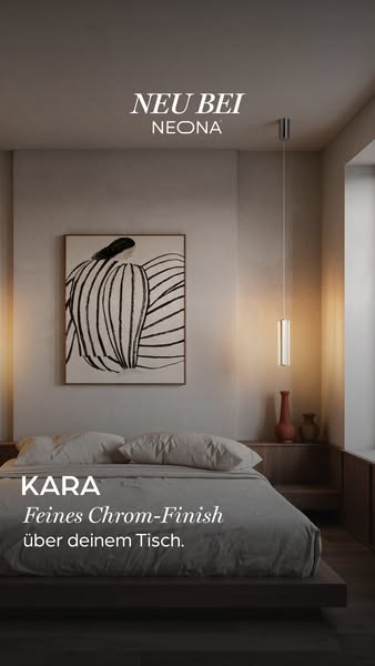 Neu: Pendelleuchte KARA in Chrom