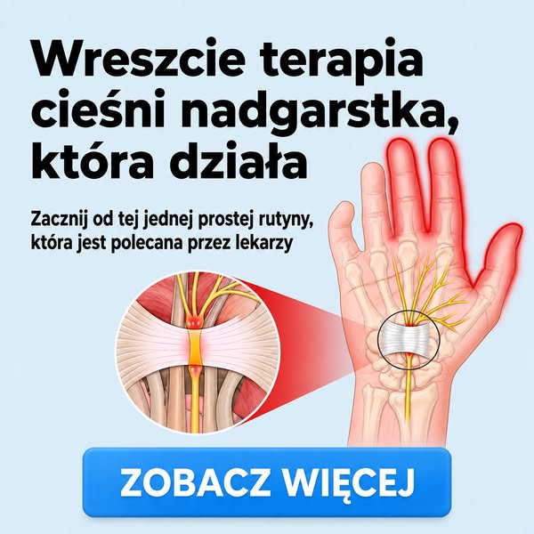 NOWOŚĆ: Ulga przy cieśni nadgarstka
