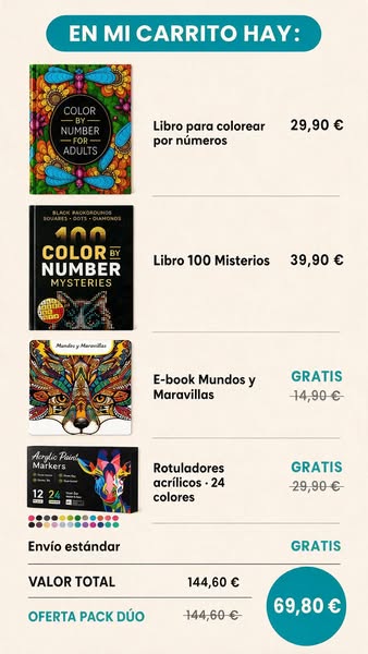 Pack Dúo completo por 69,80 €
