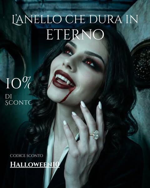 L’anello che ti ha stregata, ad Halloween è al -10%
